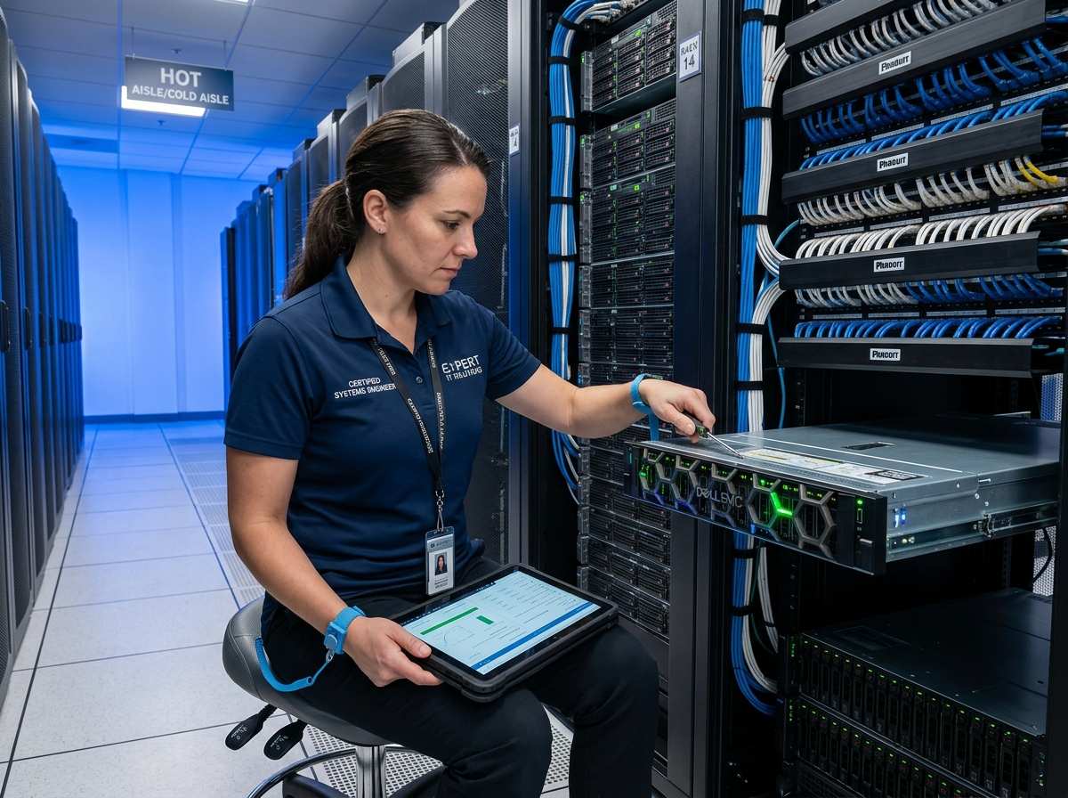 Infobeyond Certified Systems Engineers Rack Commissioning